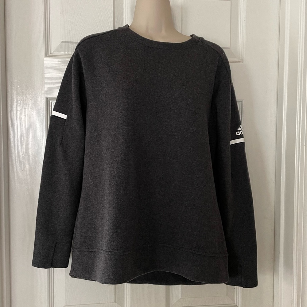 Adidas Gray Sweater Size Med